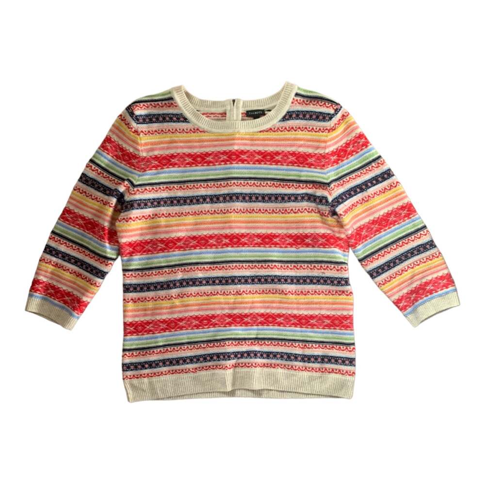 Talbots lambs wool knit sweater woman’s size large